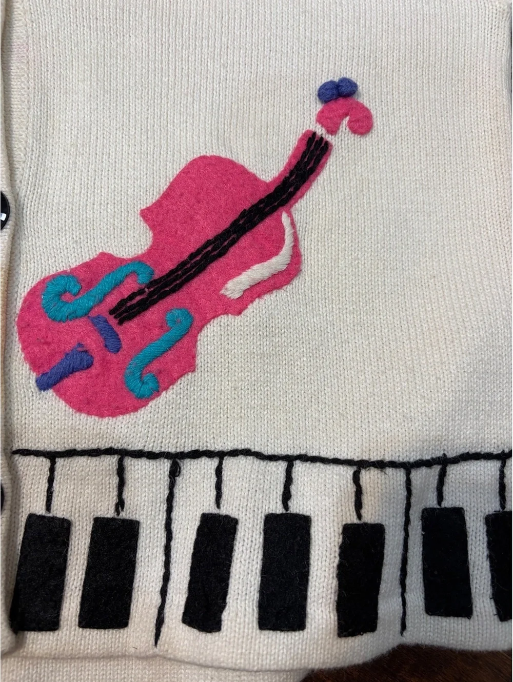 Vintage Simon Sez by Michael Simon instruments cardigan sz 10